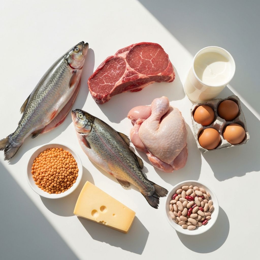 Verschiedene Eiweißquellen
