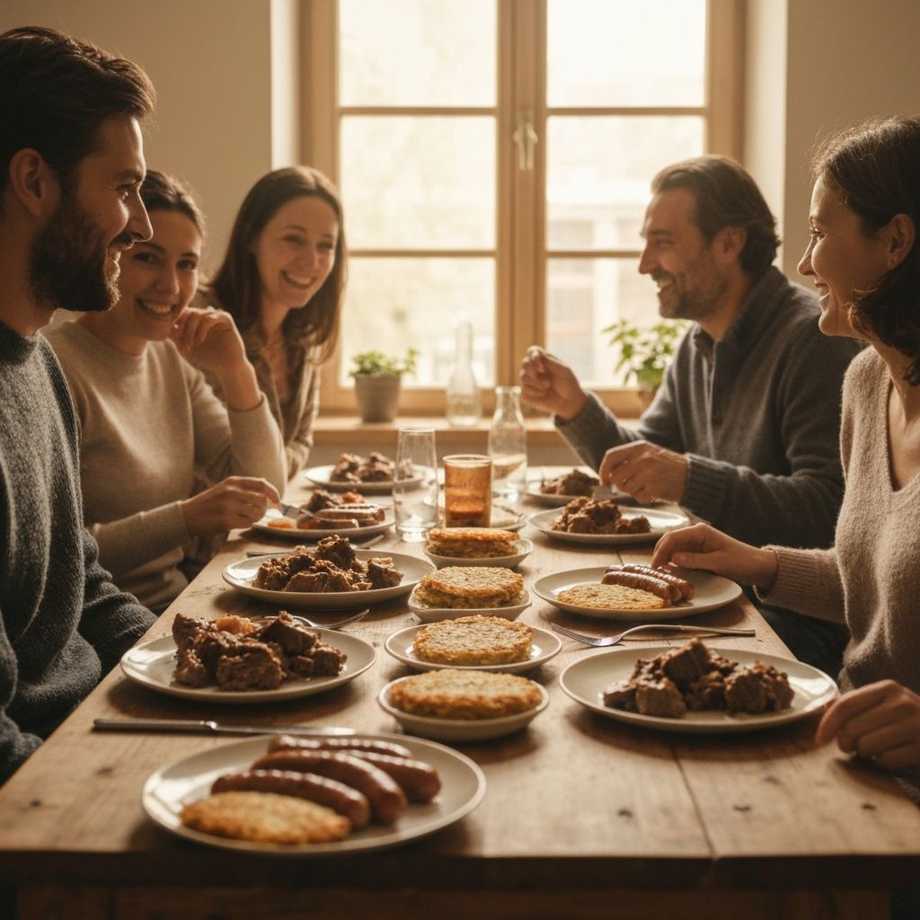 Mahlzeit und Wohlbefinden